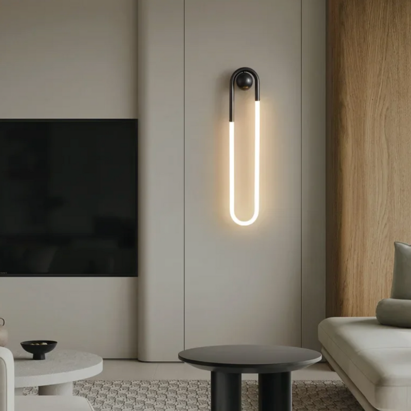 Applique Murale LED Minimaliste Nordique | Design Allongé Suspendu