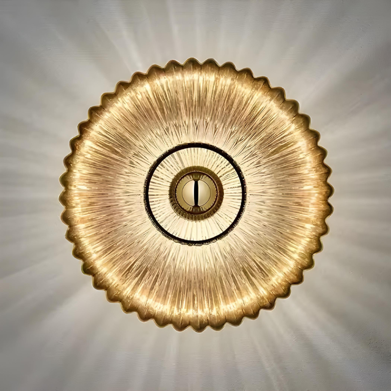 Applique Murale Décorative en Verre | Cercle