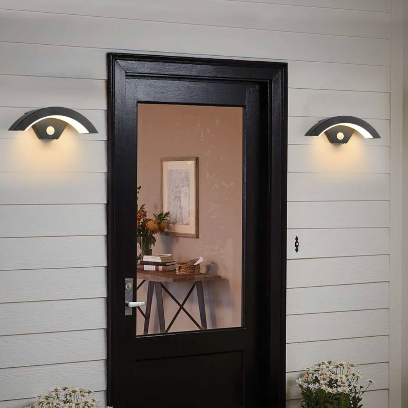 Applique Murale LED Extérieur Moderne avec Capteur