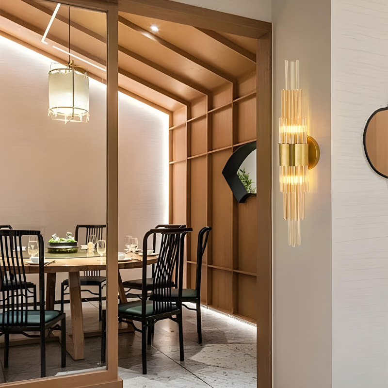 Applique Murale en Verre pour Salon Moderne | Design Luxe Élégant