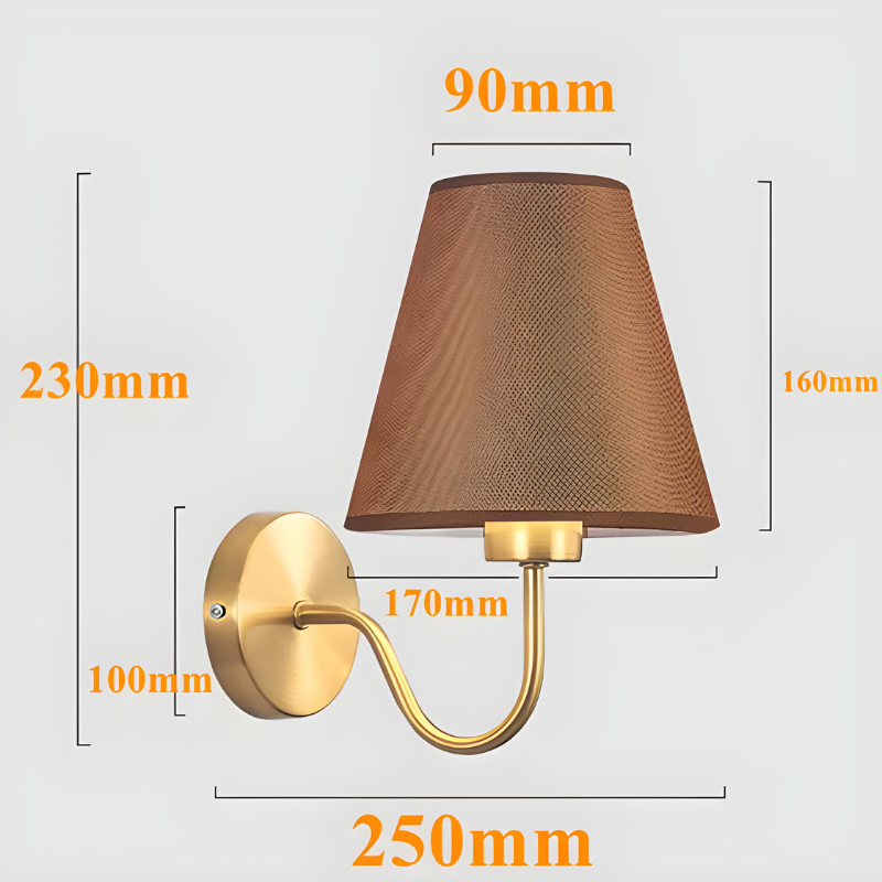 Applique Murale Chambre Vintage Scandinave en Tissu