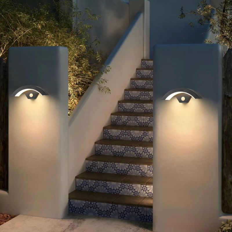 Applique Murale LED Extérieur Moderne avec Capteur