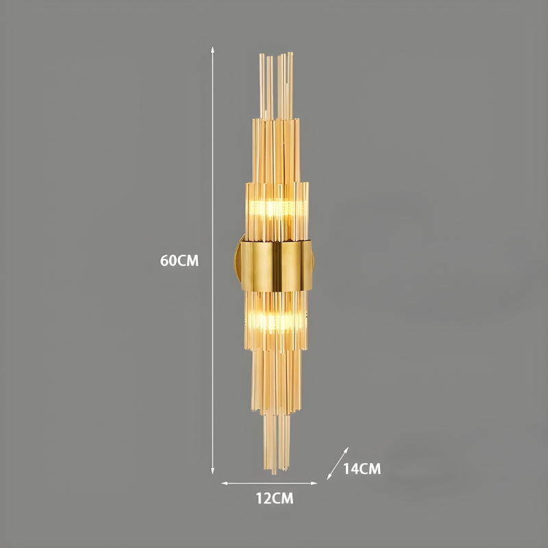 Applique Murale en Verre pour Salon Moderne | Design Luxe Élégant