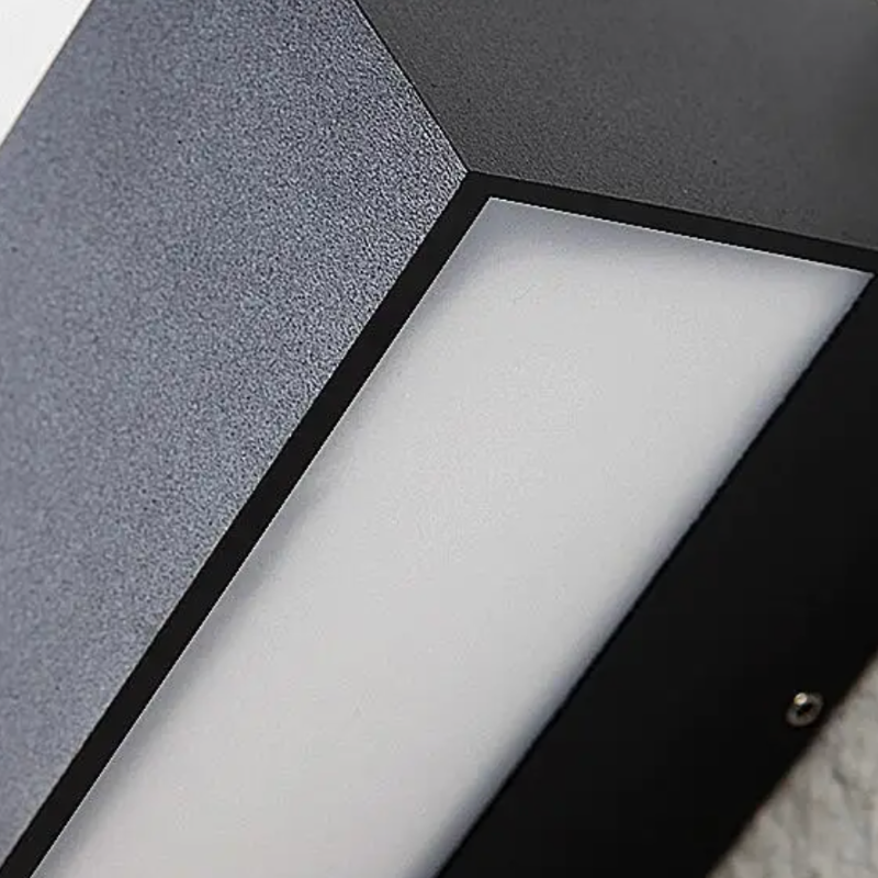 Applique Extérieure Murale LED Extérieur Rectangulaire Décoratif