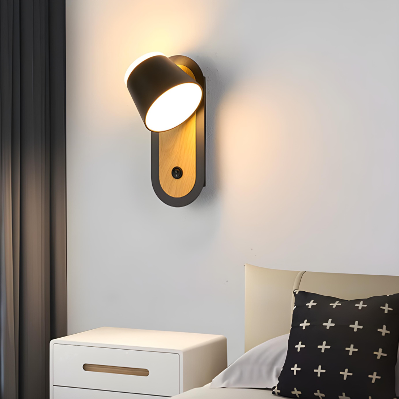 Applique Murale Chambre Adulte LED Nordique Orientable