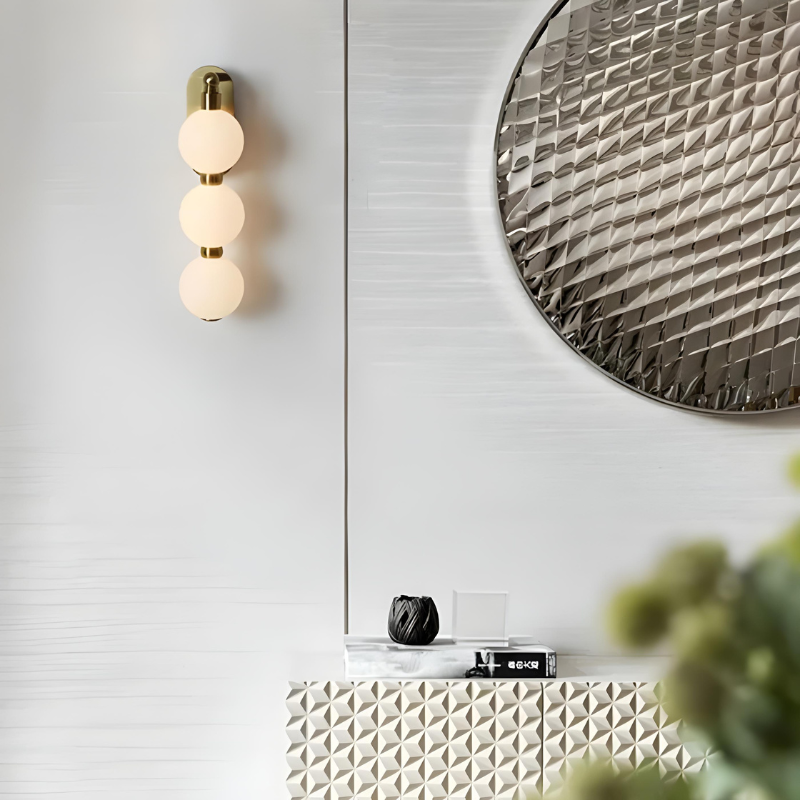 Applique Murale LED Minimaliste Nordique et Décoratif | Triple Sphère