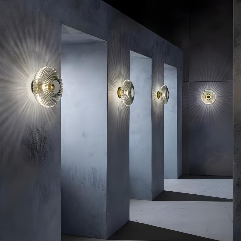 Applique Murale Décorative en Verre | Cercle