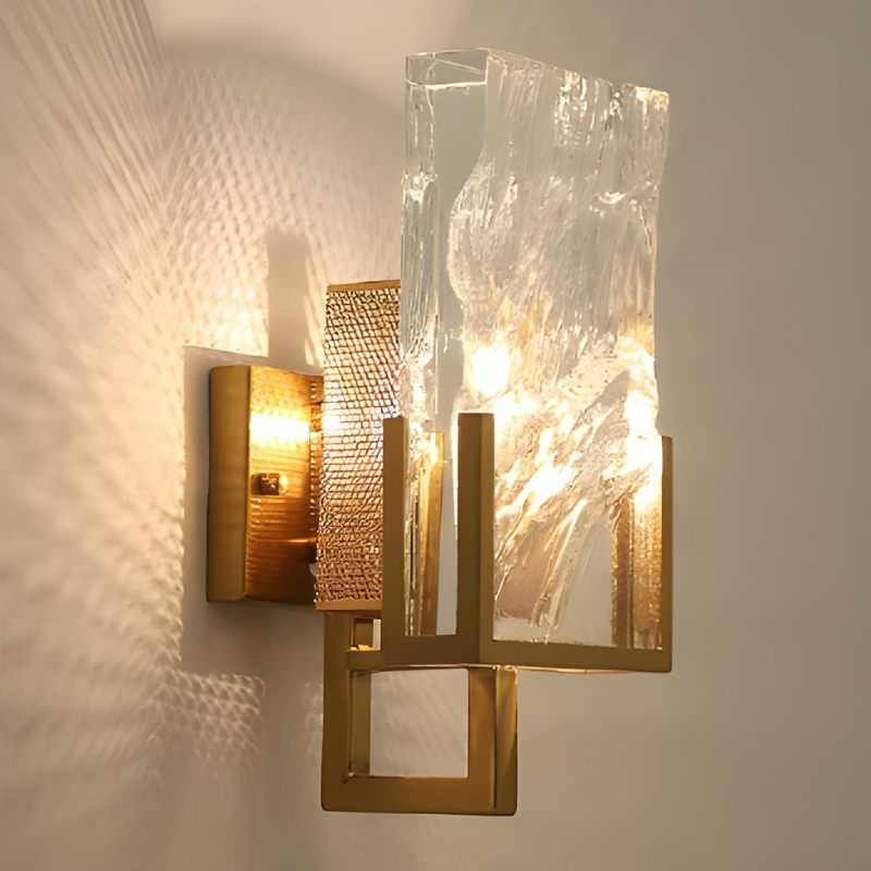 Applique Murale LED Cristal | Design de Luxe Décoratif pour Salon Moderne