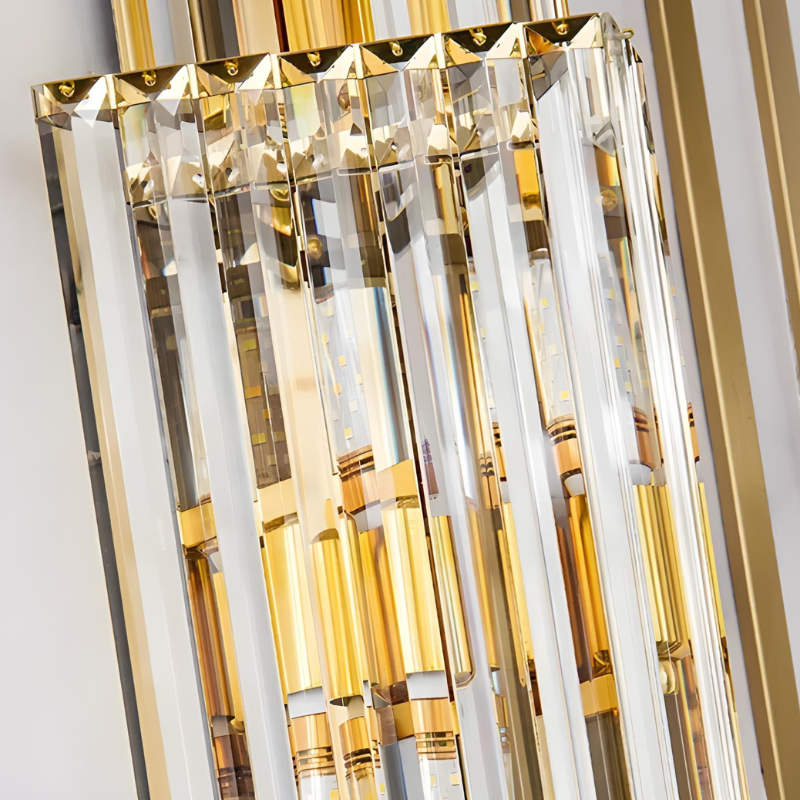 Applique Murale Cristal en Verre Haut de Gamme Moderne pour Salon | Design Hôtel de Luxe