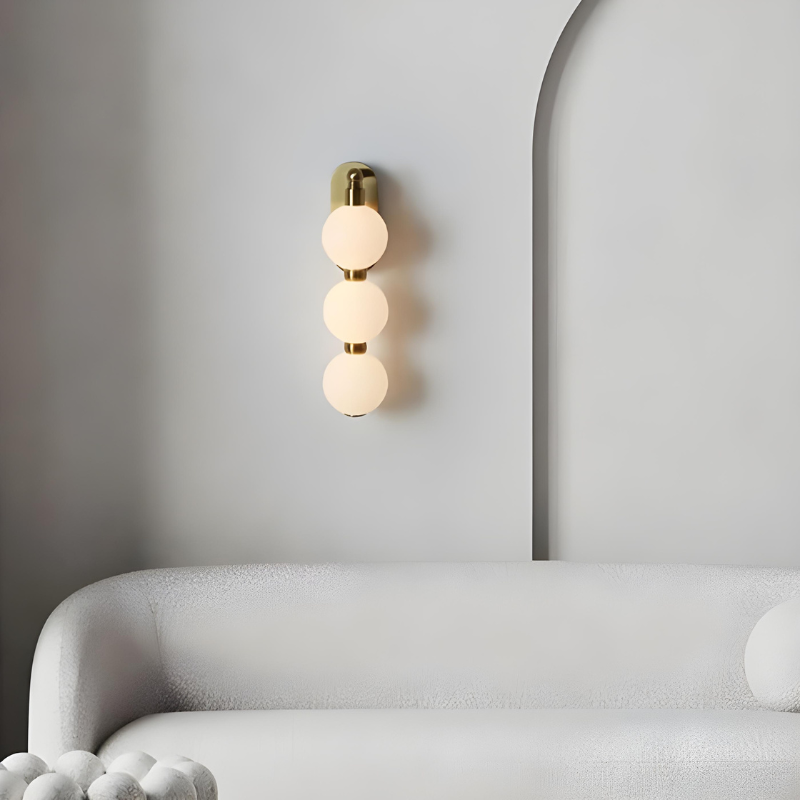 Applique Murale LED Minimaliste Nordique et Décoratif | Triple Sphère