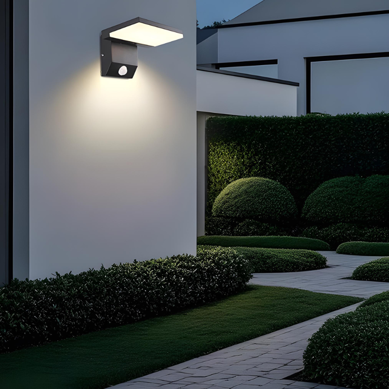 Applique Murale LED Extérieure Moderne et Minimaliste avec Détecteur de Mouvement