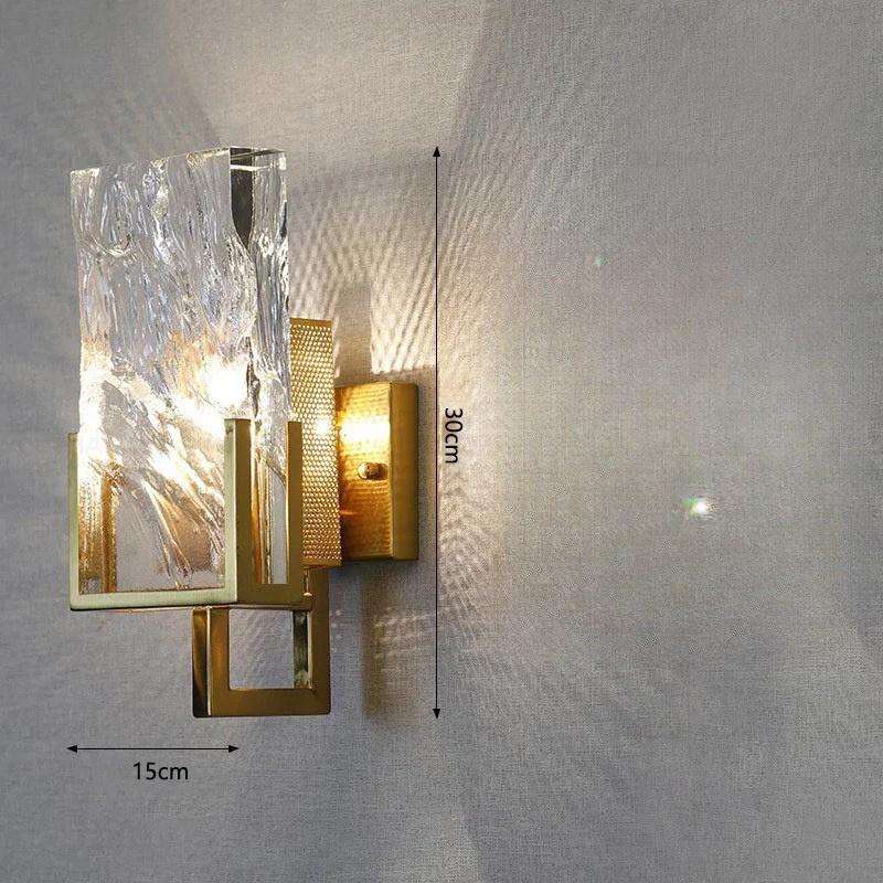 Applique Murale LED Cristal | Design de Luxe Décoratif pour Salon Moderne