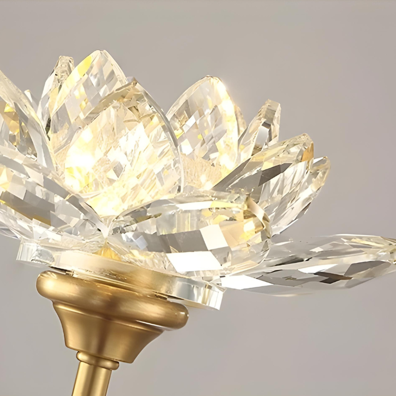 Applique Murale LED Cristal Moderne Design et Décoratif | Style Lotus
