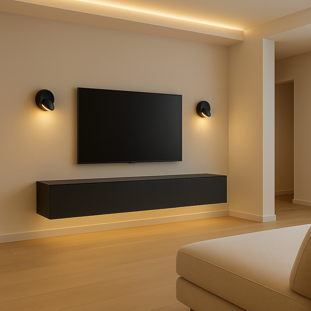 Applique Murale LED Rotative 350° Moderne et Décoratif