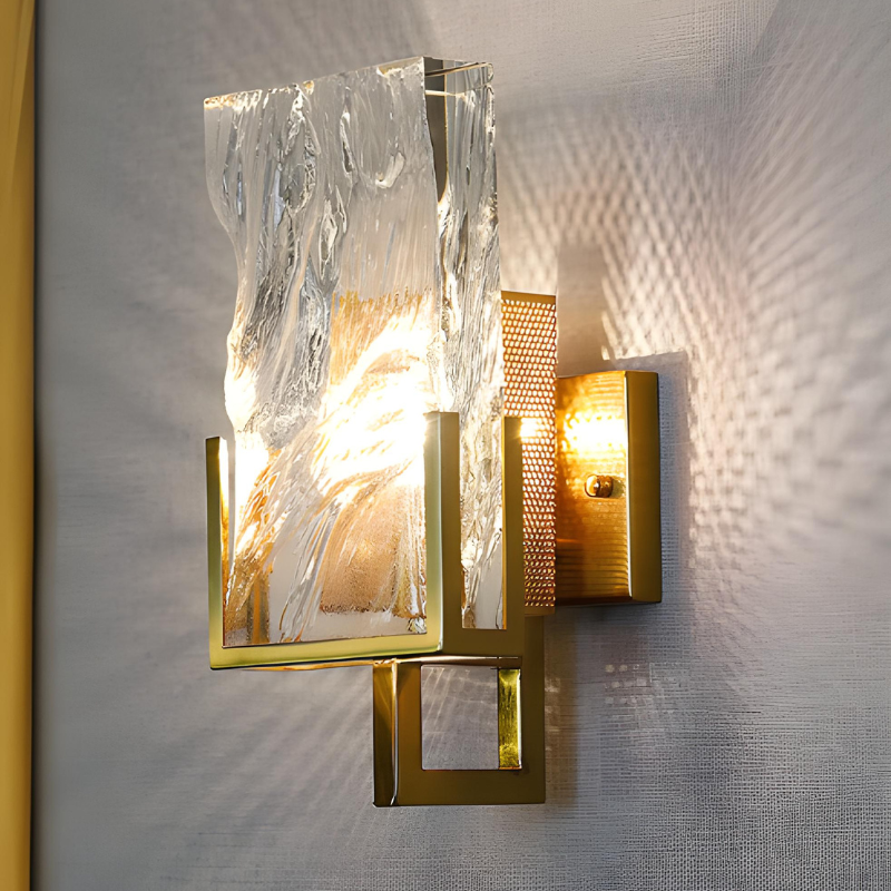 Applique Murale LED Cristal | Design de Luxe Décoratif pour Salon Moderne