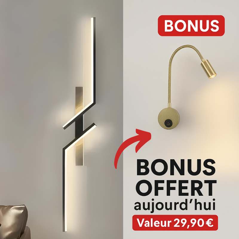 Applique Murale Salon Moderne LED Élégant et Minimaliste
