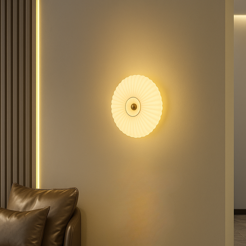 Applique Murale Décorative en Verre | Cercle