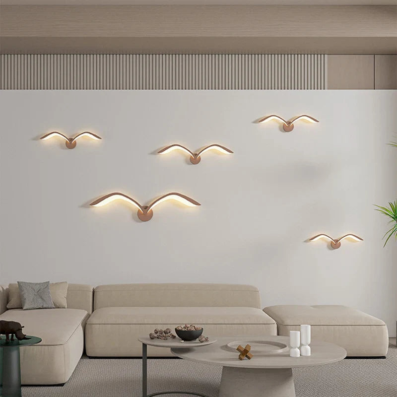 Applique Murale LED Nordique | Oiseau