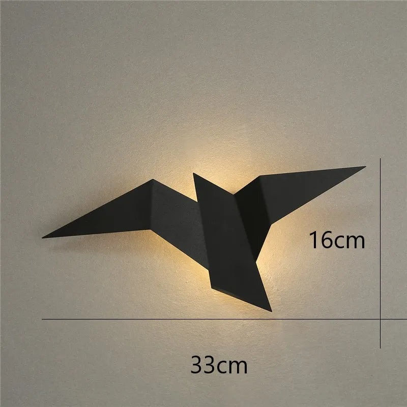 Appliques Murales LED Design Nordique Moderne | Oiseau