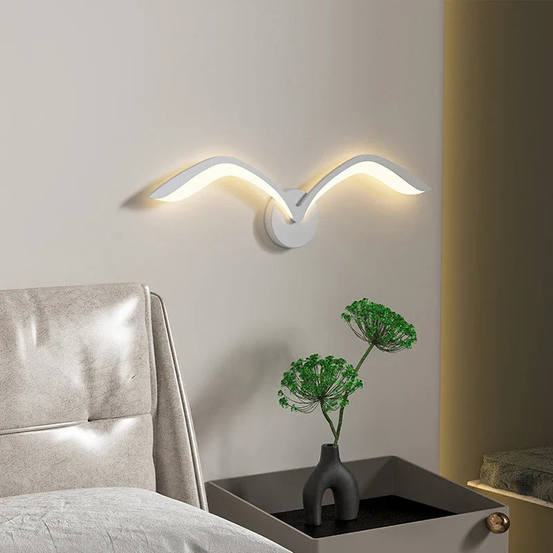 Applique Murale LED Nordique | Oiseau