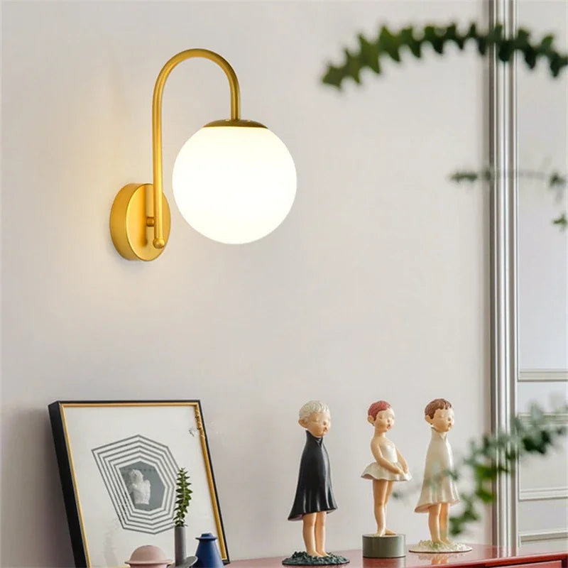 Applique Murale LED Minimaliste Nordique et Décoratif | Sphérique