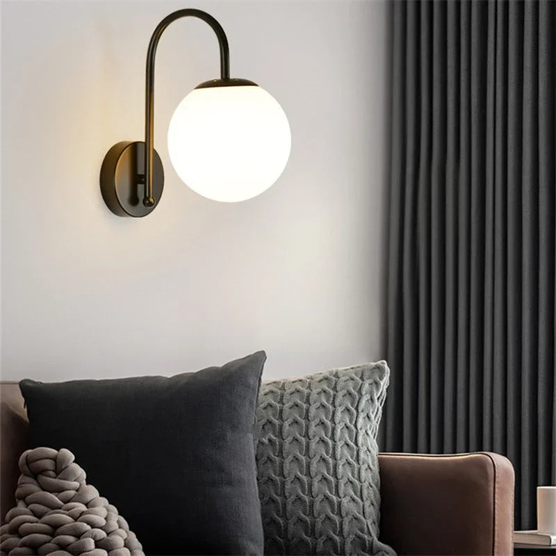 Applique Murale LED Minimaliste Nordique et Décoratif | Sphérique