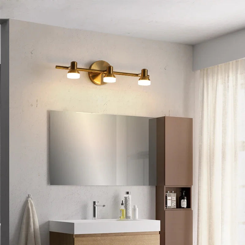 Applique Murale Salle de Bain LED Rotative Moderne