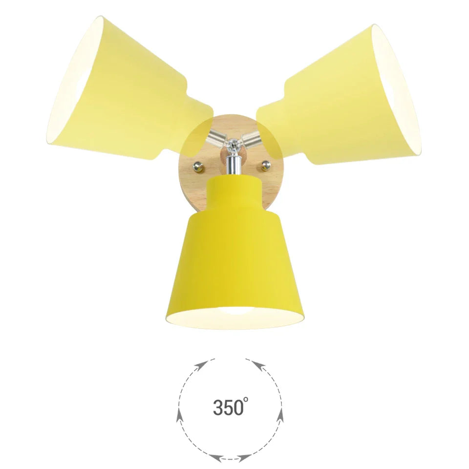 Applique Murale en Bois avec Interrupteur | Scandinave