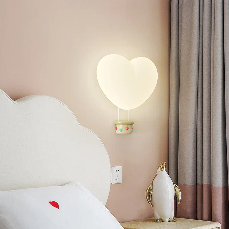 Applique Murale Chambre Enfant Fille | Coeur