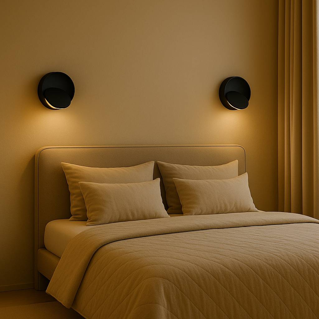 Applique Murale LED Rotative 350° Moderne et Décoratif