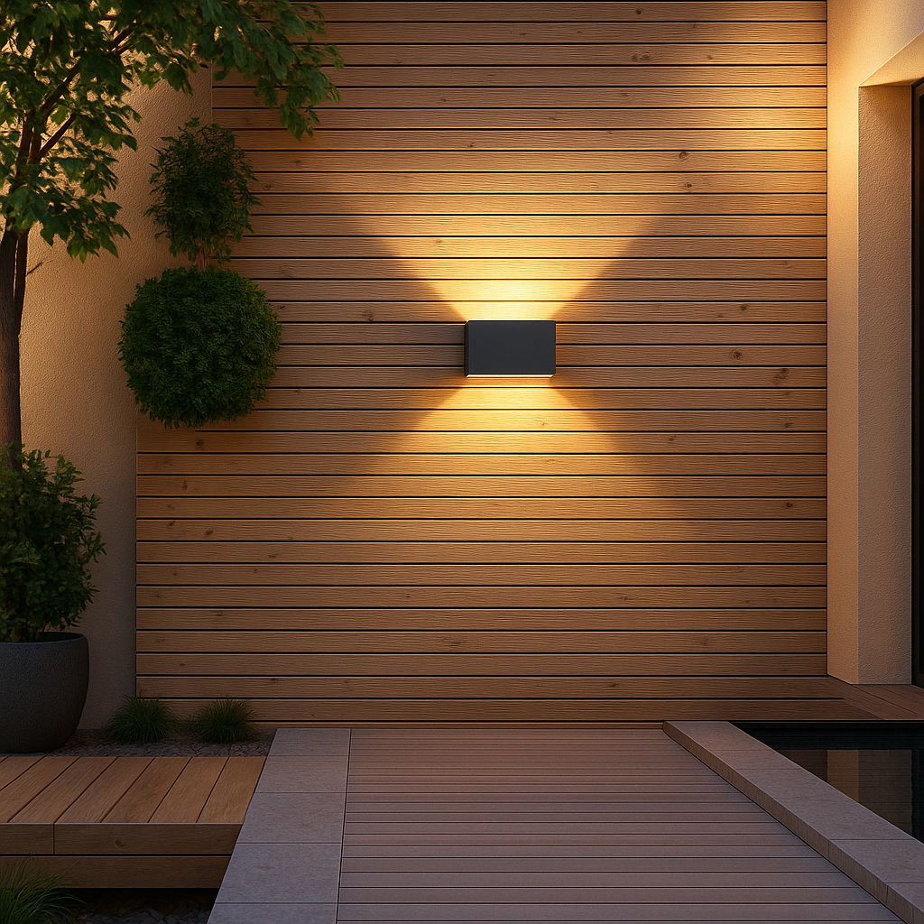 Applique Murale LED Design Nordique Minimaliste Rectangulaire