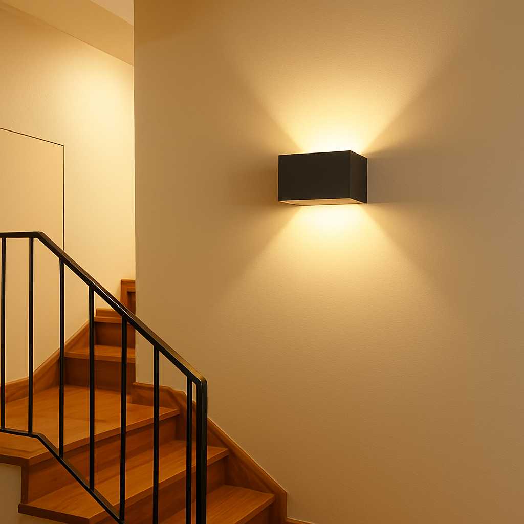 Applique Murale LED Design Nordique Minimaliste Rectangulaire