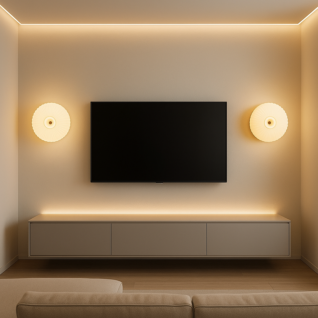 Applique Murale Décorative en Verre | Cercle